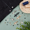 6 Sets 6 Colors Alloy Interlocking Clasps for Coat Down Jacket Sewing Accessories FIND-BC0014-21A-4