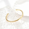 Ion Plating(IP) 304 Stainless Steel Simple Thin Cuff Bangles X-BJEW-P296-02G-5