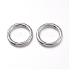 Non-Tarnish 304 Stainless Steel Linking Rings X-STAS-H120-10P-B-1