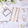 10Pcs PU Leather Luggage Tag Straps FIND-WR0012-91-4