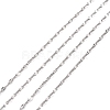 Tarnish Resistant 304 Stainless Steel Cable Chains CHS-K001-80-1