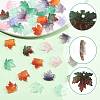 90Pcs 7 Colors Two Tone Transparency Glass Pendant GLAA-FS0002-72-2