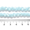 Electroplate Opaque Glass Beads Strands EGLA-A035-P6mm-A10-4