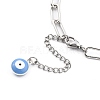 Iron Paperclip Chain Necklaces NJEW-JN03051-03-2