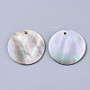 Black Lip Shell Pendants SSHEL-S251-36D-2