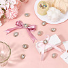 15Pcs 1-Hole Zinc Alloy Shank Buttons BUTT-MA0001-13A-4