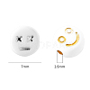 Opaque White Acrylic Beads MACR-YW0001-21A-2