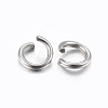 Tarnish Resistant 304 Stainless Steel Open Jump Rings STAS-H437-10x0.8mm-2