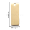 Ion Plating(IP) 304 Stainless Steel Pendants LS-STAS-I140-22B-A-4
