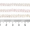 Transparent Painted Glass Beads Strands DGLA-A034-T4mm-A25-3