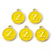 Golden Plated Alloy Enamel Charms ENAM-S118-09Z-1