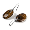 Natural Tiger Eye Dangle Earrings EJEW-C119-04P-07-3