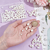 160Pcs 3 Styles Glass Pearl Teardrop Beads HY-NB0001-06B-3