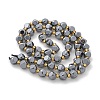 Terahertz Stone Round Beads Strands G-R002-01A-1