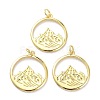 Brass Pendants KK-L188-31G-1