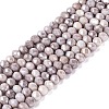 Anti-Tarnish Electroplate Rondelle Glass Beads Strands EGLA-T021-3mm-17-01-1
