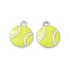 Tennis Alloy Enamel Pendants AL-CBA292F-02A-P-1