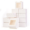 Square Paper Biscuit Boxes with Square Clear Window CON-TAC0001-12B-01-2