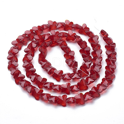 Transparent Glass Beads GLAA-Q066-14mm-B14-1