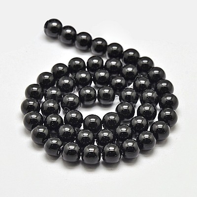 Imitate Austrian Crystal Glass Round Bead Strands X-GLAA-F030-8mm-02-1