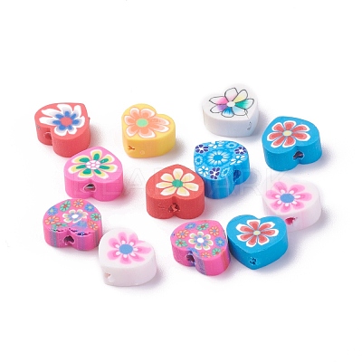 Handmade Polymer Clay Beads CLAY-I010-16-1