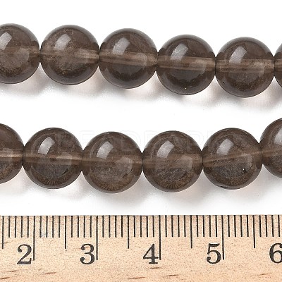 Natural Ice Obsidian Beads Strands G-P590-A01-10mm-01-1