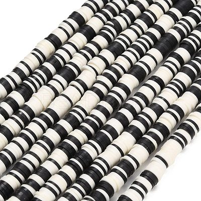 Handmade Polymer Clay Beads Strands PY-CBA21A8-01F-1