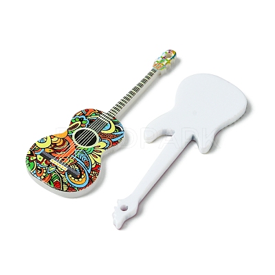 5Pcs 5 Styles Acrylic Pendants MACR-FS0001-74-1