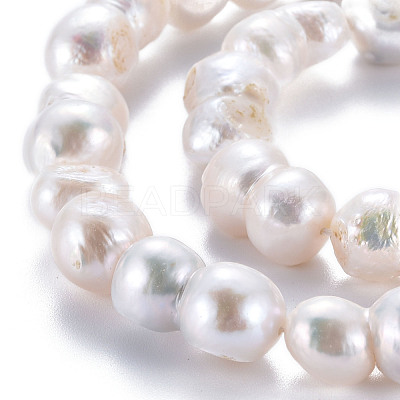 Natural Keshi Pearl Beads Strands PEAR-S020-O01-1