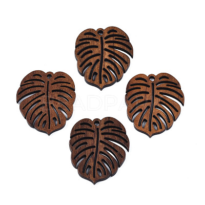 Natural Walnut Wood Pendants X-WOOD-N011-004-1