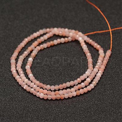 Natural Sunstone Beads Strands G-K182-2mm-12-1