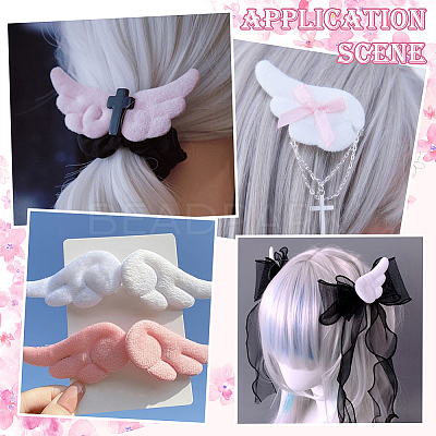 48Pcs 6 Colors Cloth Ornament Accessories DIY-SC0032-26-1