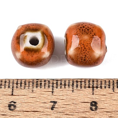 Vintage Handmade Porcelain Beads PORC-N013-18-18-1