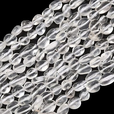 Natural Quartz Crystal Beads Strands G-K395-B01-01-1