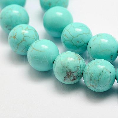 Natural Magnesite Beads Strands G-E384-01-12mm-1