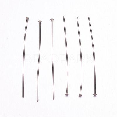 Tarnish Resistant 304 Stainless Steel Flat Head Pins STAS-H358-03B-1