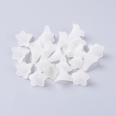 Flower Acrylic Beads PL631-1-1