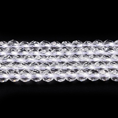 Transparent Glass Beads Strands GLAA-H021-04-29-1