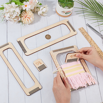 5Pcs 5 Styles Mini Bookmark Weaving Tool FIND-BC0019-20-1