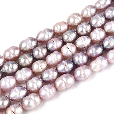 Natural Cultured Freshwater Pearl Beads Strands PEAR-N012-05Y-02-1