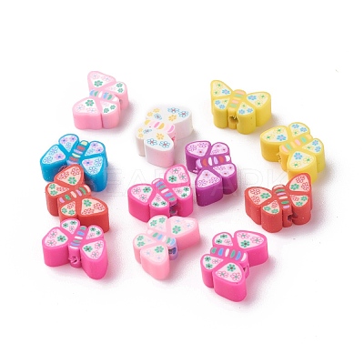 Handmade Polymer Clay Beads CLAY-I010-03-1