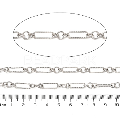 Alloy Oval Link Chains LCHA-L002-06P-1