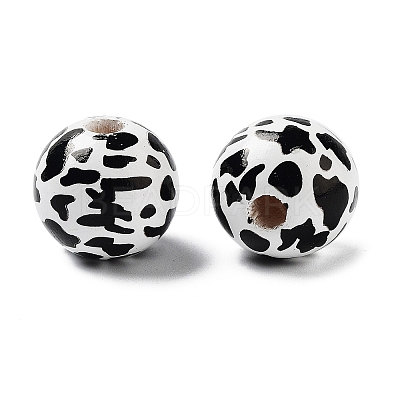 Wood European Beads WOOD-M011-03A-1