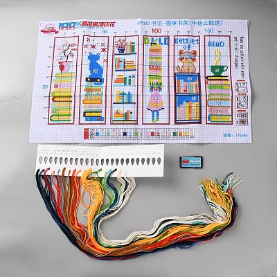Bookmarks Painting Needle Felting Kit for Beginners DIY-WH20053-95A-1