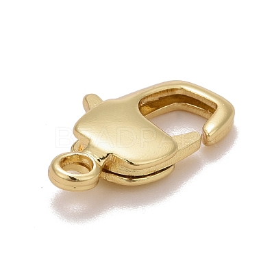 Brass Lobster Claw Clasps KK-M229-70G-1