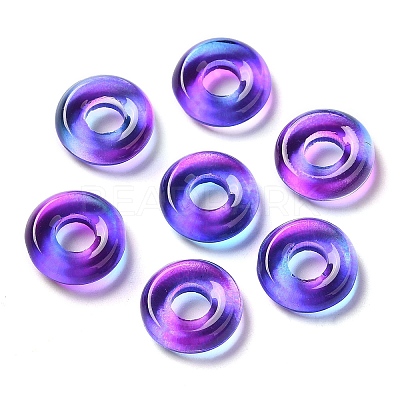 Transparent Glass European Beads GLAA-A012-03D-1
