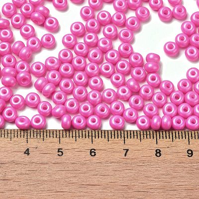 Baking Paint Luster Glass Seed Beads X1-SEED-B001-04A-05-1