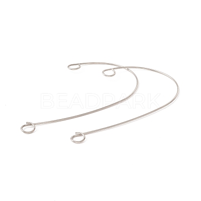Tarnish Resistant 316 Stainless Steel Ear Cuff Findings STAS-H148-02P-1