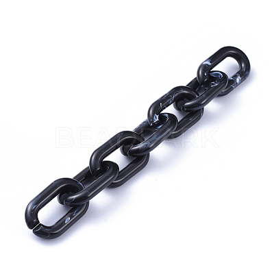 Handmade Acrylic Cable Chains AJEW-JB00590-1