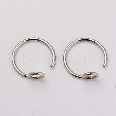 Tarnish Resistant 316L Surgical Stainless Steel Earring Hooks STAS-G229-04P-1